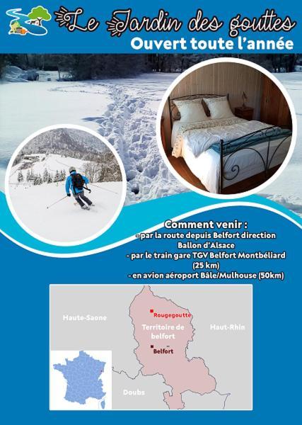 Le Jardin Des Gouttes Bed & Breakfast Rougegoutte Luaran gambar